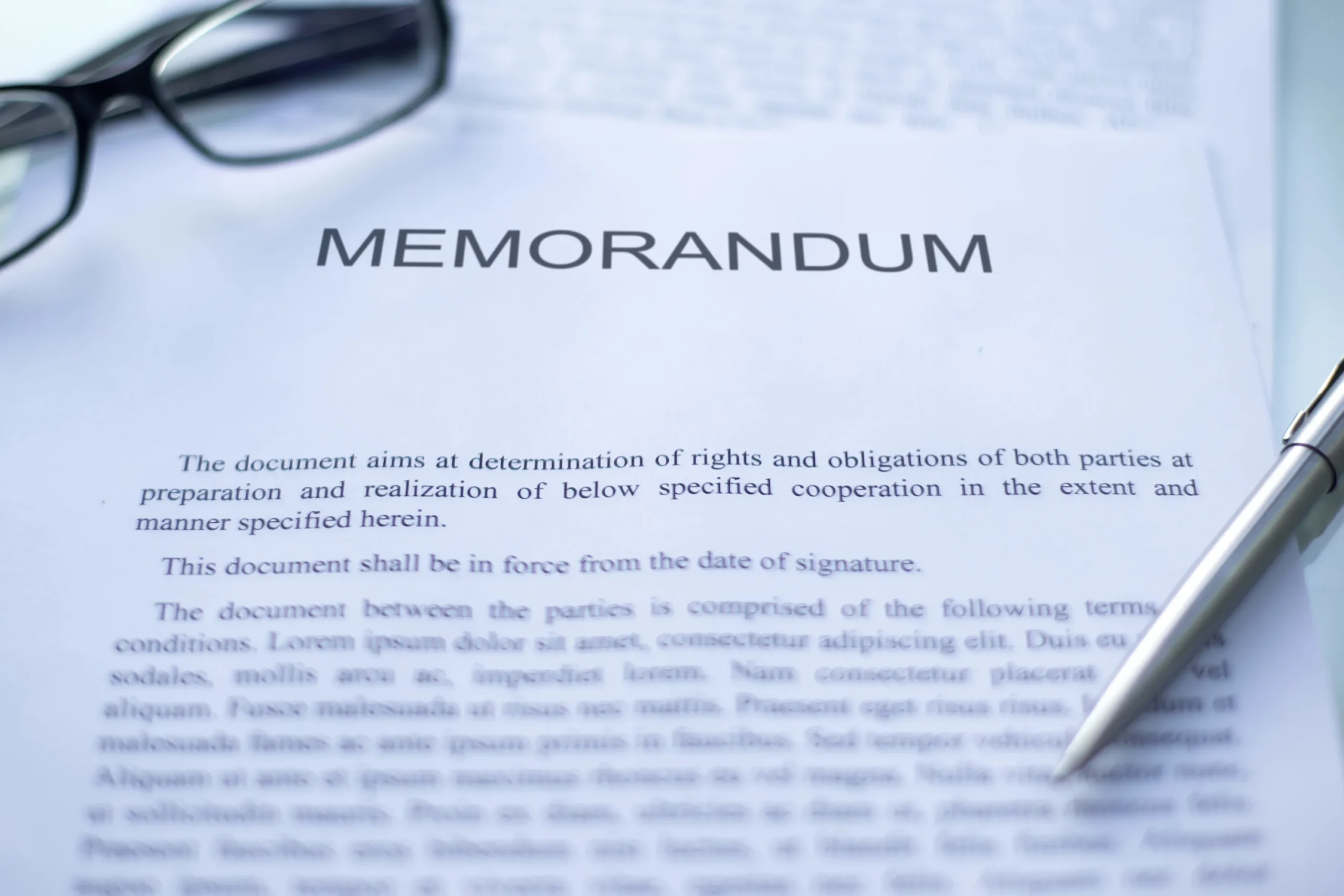 What is the Memorandum of Association?